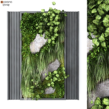 Versatile Greenwall Set 169 3D model image 1 