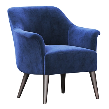 Contemporary Tirolo WINGS Armchair 3D model image 1 
