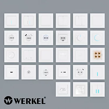 Werkel Smart Home Switching Set 3D model image 1 