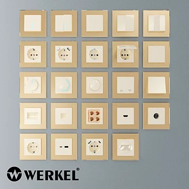 OM Sockets and switches Werkel (ivory)