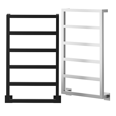 Glam Steel Towel Warmer 3D model image 1 