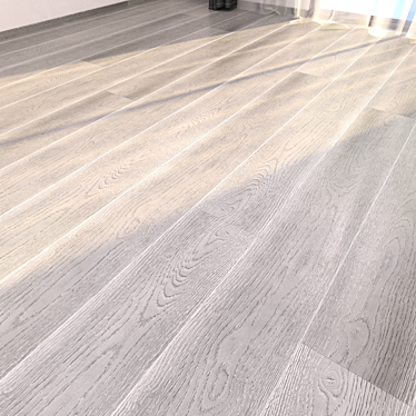 Ash Parquet Floor: HD Textures, Corona + Vray Material 3D model image 1 