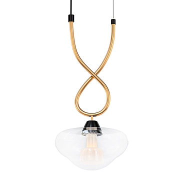 Elegant Yolanda Pendant Light 3D model image 1 