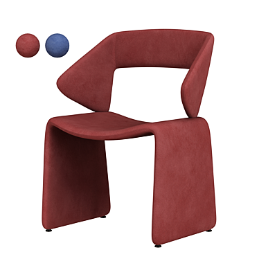 Elegant Suit Chair by Artifort 3D model image 1 