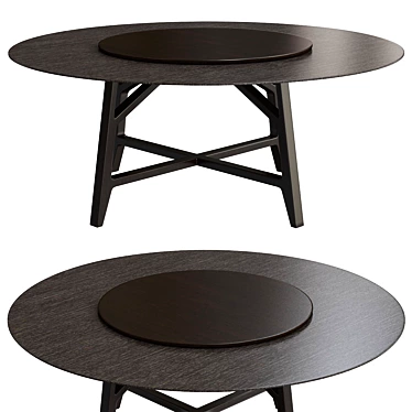 Elegant Controvento Low Table 3D model image 1 