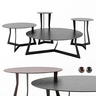 EGOITALIANO PLANET Coffee Tables: Stylish and Versatile 3D model image 1 