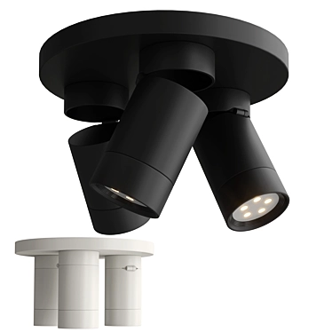 NYMANE Ceiling Spotlight: Stylish and Versatile 3D model image 1 