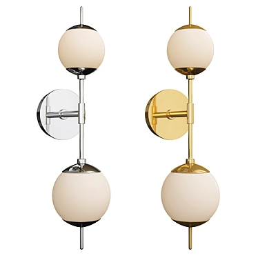 Elegant Mitzi Remi Wall Sconce 3D model image 1 