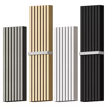 Soho Bathroom Radiator: Stylish and Eco-Friendly 3D model image 1 