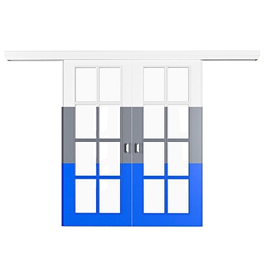 Sliding door partition