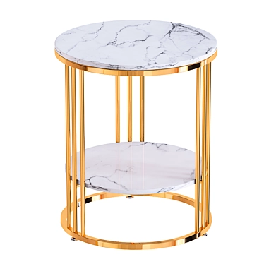 Sleek Modern Coffee Side Tables | NJYT 3D model image 1 