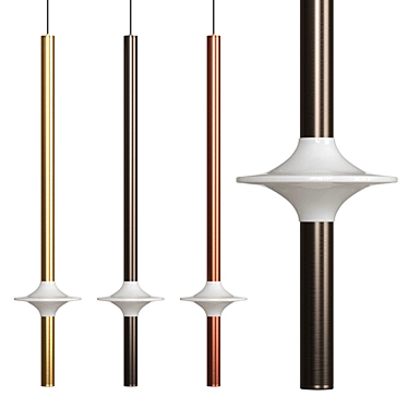 Stylish Cursa Design Lamp 3D model image 1 