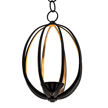 Herve Van der Straeten Oval Chandelier 3D model image 1 