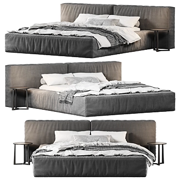 Marlow Bed: Sleek Style & Superb Comfort 3D model image 1 