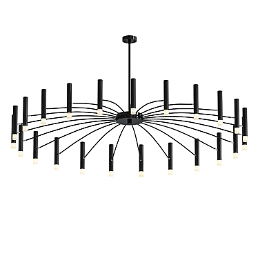 Modern LED Chandelier Luminaire 3D model image 1 