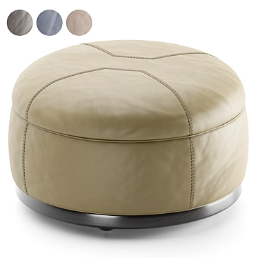 Luxury Minotti Tuffet Pouf 3D model image 1 