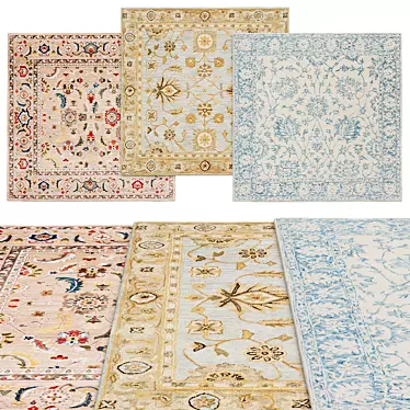 Square Rugs Collection | Multiple Sizes 3D model image 1 