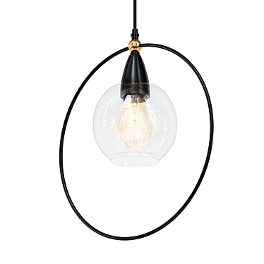 Elegant Blakely Pendant Light 3D model image 1 