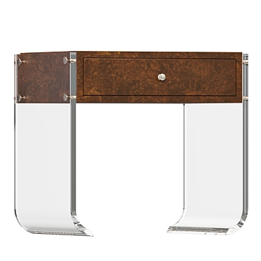 Ching Hua Garze Nightstand - Elegant and Functional 3D model image 1 