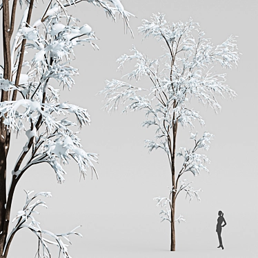 Winter Wonderland Tree Set 3D model image 1 