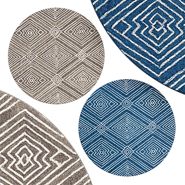 Elegant Circle Rugs | No. 259 3D model image 1 