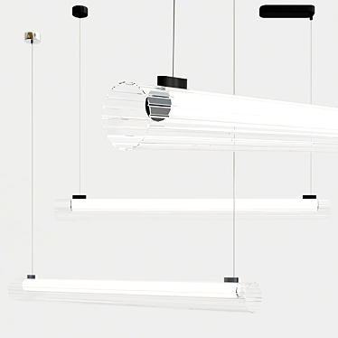 Modern Glass Pendant Lamp: IO 3D model image 1 