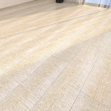 Segato Bianco Parquet Floor: Stunning HD Textures 3D model image 1 
