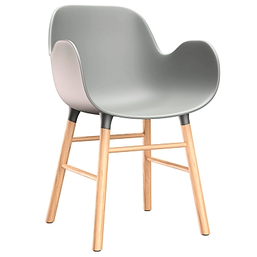 Elegant Armchair by Normann Copenhagen 3D model image 1 