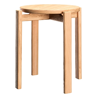 Streamline Stool: Modern Design & Optimal Comfort 3D model image 1 