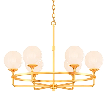 Beverly Hills: Elegant Modern Chandelier 3D model image 1 