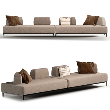 DITRE Sanders Univers: 3D Sofa Model 3D model image 1 