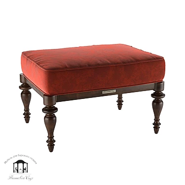 Albero Koloniale Puffer Ottoman 3D model image 1 