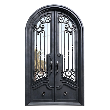 Title: 
Elegant Abby Iron Door 3D model image 1 