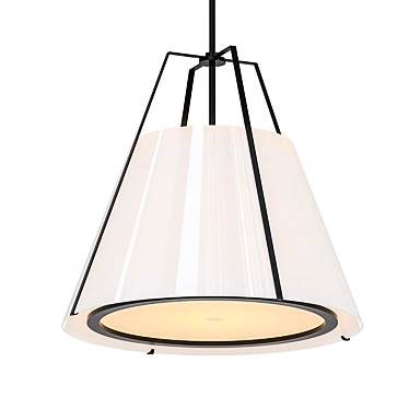 Crystorama Fulton Pendant Light 3D model image 1 