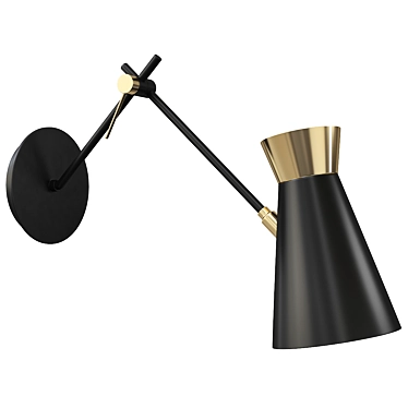 Sleek Lumion Liam Wall Sconce 3D model image 1 