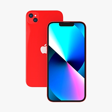 Title: Sleek iPhone 13: Perfect Mobile Marvel 3D model image 1 