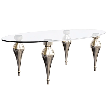 DV Home Collection Egoist Tavolo: Modern Elegance for Your Space 3D model image 1 