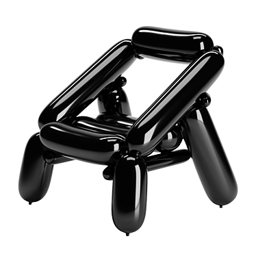 Innovative Blowing Armchair 2: Futuristic Design 3D model image 1 