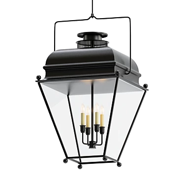 Holborn Large Lantern: Illuminate in Style 3D model image 1 