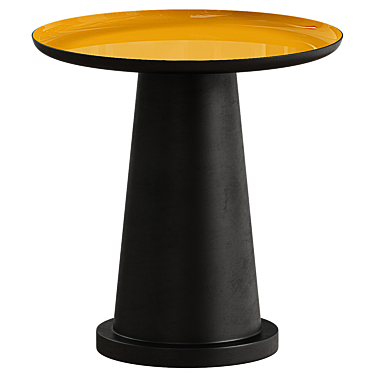 Hanzi Metal Side Table 3D model image 1 