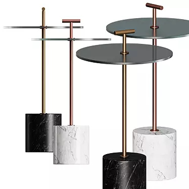 Elegant Handler Side Table 3D model image 1 