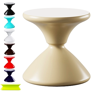 Mevlana Flex Stool & Bench Set 3D model image 1 