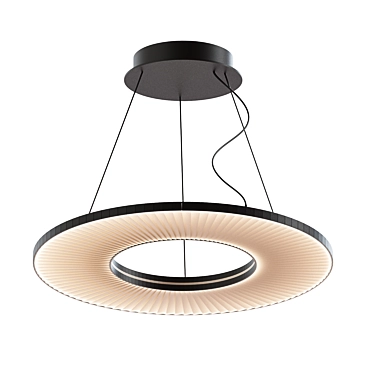 Iris H596 Pendant: Striking Minimalist Design 3D model image 1 
