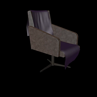 Cozy Lounge Chair 3D model image 1 