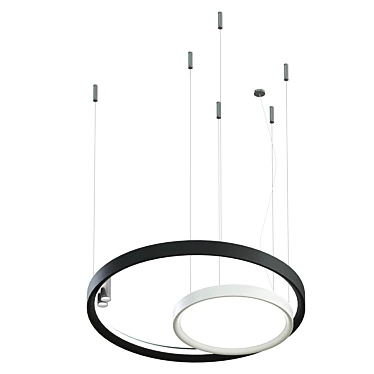 Elegant LBS Chandelier 3D model image 1 