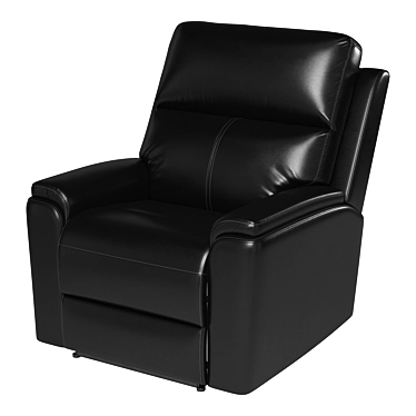 Luxury Leather Recliner: Lavigne 3D model image 1 