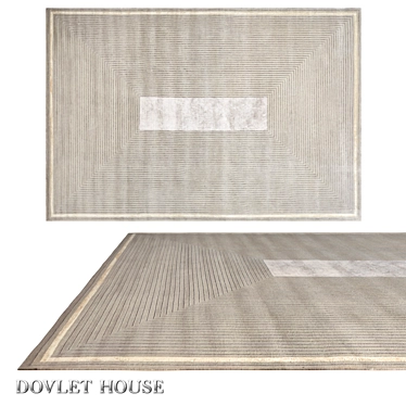 Title: Elegant DOVLET HOUSE Carpet (art.16329) 3D model image 1 