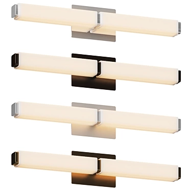 Vogue Bar - Elegant LED Bathroom Light 3D model image 1 