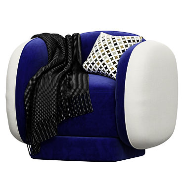 Cosmic Comfort: MAJOR TOM Armchair 3D model image 1 