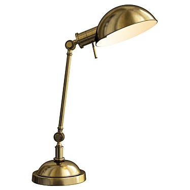 Modern Hudson Valley Girard Table Lamp 3D model image 1 